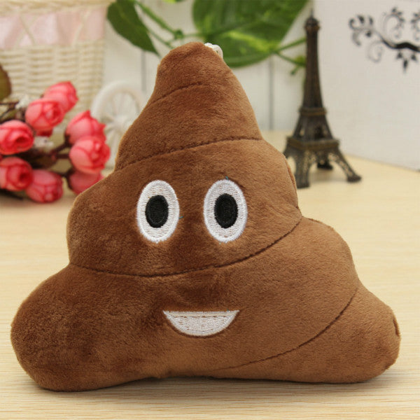 2016 6 Inch Lovely Emoji Smiley Emoticon Pillows Cushion Soft Stuffed Plush Cute Cartoon Toy Doll 12 Styles Christmas Gift Y1S1