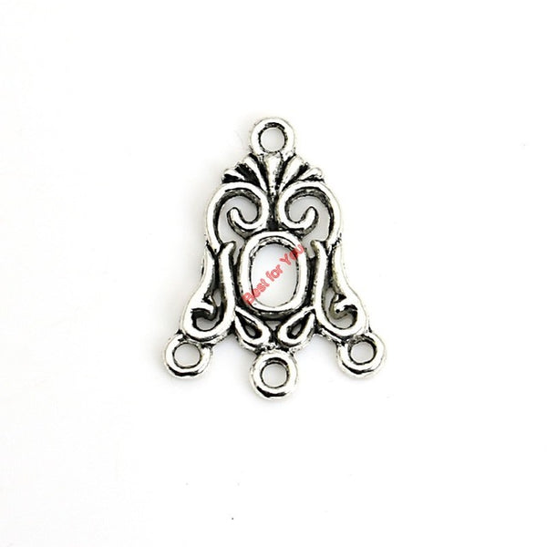 Mixed Connector Charms Antique Silver Plated Pendants for Jewelry Making Accessories Craft DIY Handmade Jewelry Findings