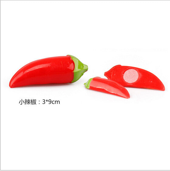 Hot Sale Plastic Kitchen Food Fruit Vegetable Cutting Kids Pretend Play Educational Toy Safety Children Kitchen Toys Sets