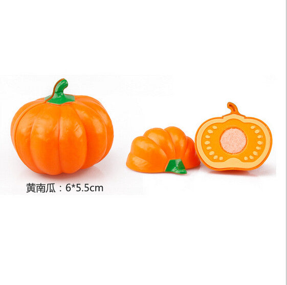 Hot Sale Plastic Kitchen Food Fruit Vegetable Cutting Kids Pretend Play Educational Toy Safety Children Kitchen Toys Sets