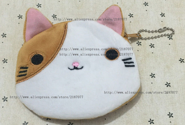 NEW Popular 7Animals , Kitty Cat and Dogs Plush Coin Purse , Gift 10CM Coin BAG Purse , Pocket Coin Wallet BAG , Keychain BAG