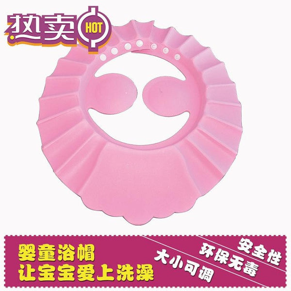Adjustable Baby Hat Toddler Kids Shampoo Bath Bathing Shower Cap Wash Hair Shield Direct Visor Caps For Children Baby Care