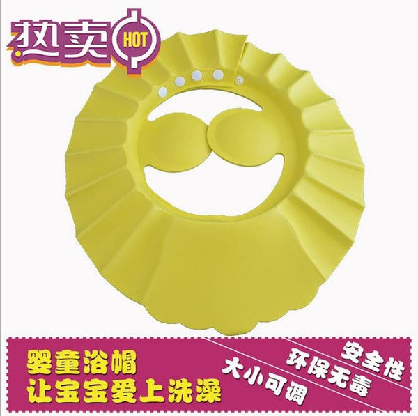 Adjustable Baby Hat Toddler Kids Shampoo Bath Bathing Shower Cap Wash Hair Shield Direct Visor Caps For Children Baby Care