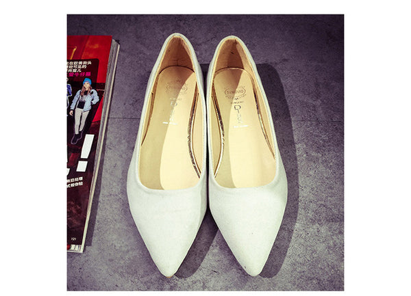 2016 Fashion Women Shoes Woman Flats high quality suede Casual Comfortable pointed toe Rubber Women Flat Shoe Hot Sale New Flats