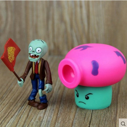 2017 PVZ Plants vs Zombies Peashooter PVC Action Figure Model Toy Gifts Toys For Children High Quality Brinquedos, In OPP Bag