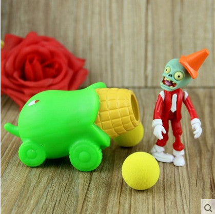 2017 PVZ Plants vs Zombies Peashooter PVC Action Figure Model Toy Gifts Toys For Children High Quality Brinquedos, In OPP Bag