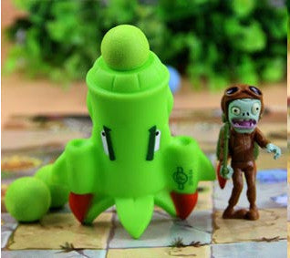 2017 PVZ Plants vs Zombies Peashooter PVC Action Figure Model Toy Gifts Toys For Children High Quality Brinquedos, In OPP Bag