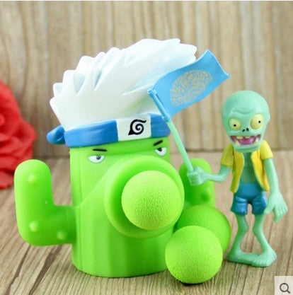 2017 PVZ Plants vs Zombies Peashooter PVC Action Figure Model Toy Gifts Toys For Children High Quality Brinquedos, In OPP Bag