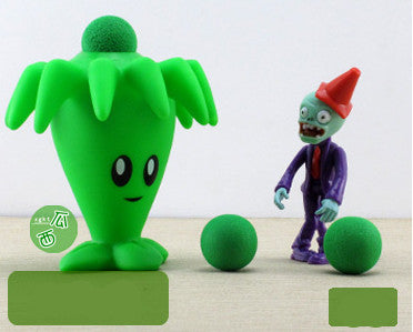 2017 PVZ Plants vs Zombies Peashooter PVC Action Figure Model Toy Gifts Toys For Children High Quality Brinquedos, In OPP Bag