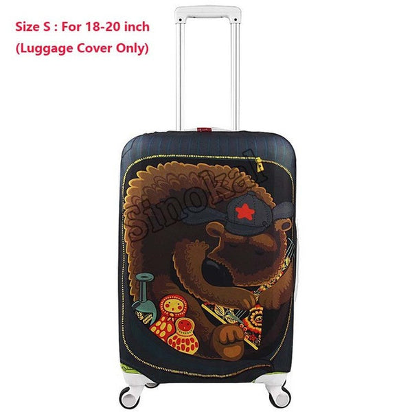 Luggage Cover Protector Suitcase Cover Protector for 18 20 22 24 26 28 30 32 inch Trunk Case Trolley Case (Cover Only)