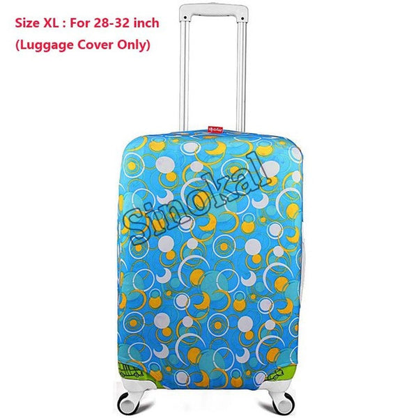 Luggage Cover Protector Suitcase Cover Protector for 18 20 22 24 26 28 30 32 inch Trunk Case Trolley Case (Cover Only)