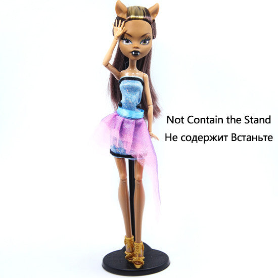 NO BOX UCanaan Dolls Draculaura/Clawdeen Wolf/ Frankie Stein Moveable Joint Body High Quality Girls Plastic Classic Toys Gifts