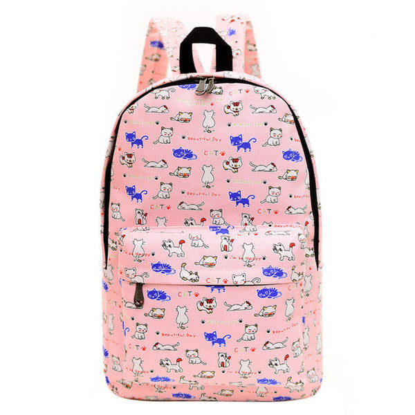 women printing backpacks  backpack for women and men rucksack fashion canvas bags retro casual school bags travel bags