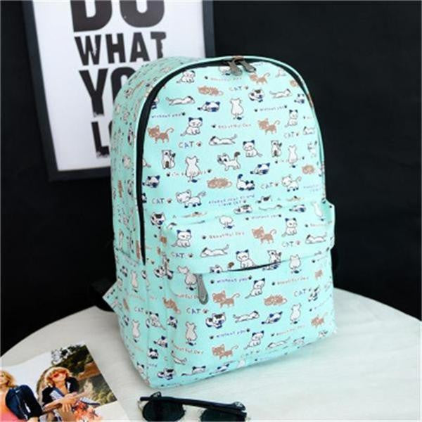 women printing backpacks  backpack for women and men rucksack fashion canvas bags retro casual school bags travel bags