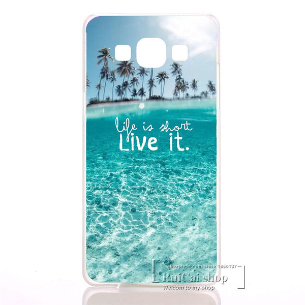 Beautiful Ocean Scenery Hard Cover Case For Samsung Galaxy A3 A5 A7 J1 J3 J5 J7 2016 2017 A310 A510 A710 J120 J510 J710 Case