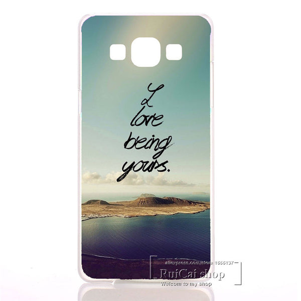 Beautiful Ocean Scenery Hard Cover Case For Samsung Galaxy A3 A5 A7 J1 J3 J5 J7 2016 2017 A310 A510 A710 J120 J510 J710 Case