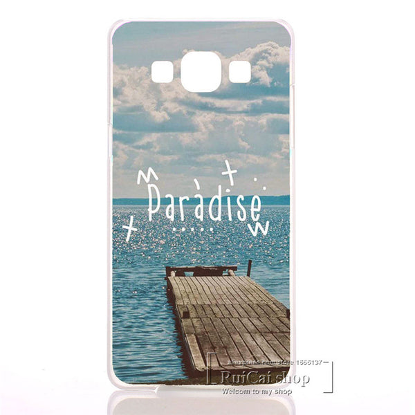 Beautiful Ocean Scenery Hard Cover Case For Samsung Galaxy A3 A5 A7 J1 J3 J5 J7 2016 2017 A310 A510 A710 J120 J510 J710 Case