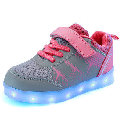 Children Shoes Light Led luminous Shoes Boys Girls USB Charging Sport Shoes Casual Led Shoes Kids Glowing Sneakers zapatillas