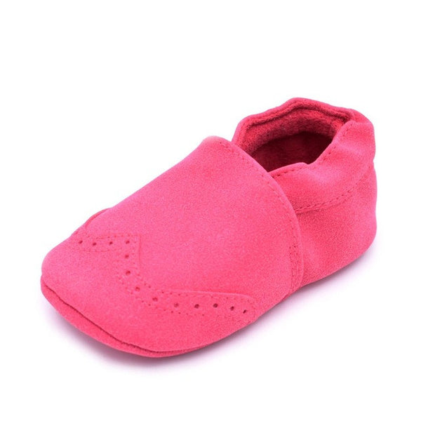 New Spring Flock leather Baby Moccasins Infants Baby Toddler Shoes Shallow Newborn Babies Shoes Sneakers First Walkers