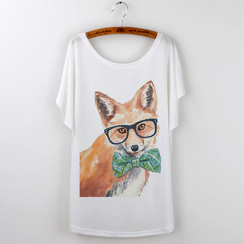 Summer Tops 2017 Funny Pug Print Women T-Shirt Female White Camisetas Tops Loose T Shirt French Bulldog Tee Shirt Femme Tshirt