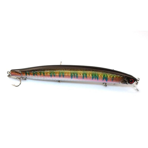 13.8cm 19g Floating Minnow Fishing Lure 6# Fish Wobbler Tackle 3D Eyes Crankbait Artificial Japan Hard Bait Swimbait