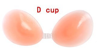 2015 Lady's Sexy Stealth Silicone Adhesive Stick On Gel Push Up Invisible Strapless Backless Bra Cup A B C D Silicone