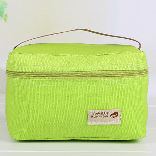 Practical Small Portable Ice Bags 4 Color Waterproof Nylon Cooler Bag Lunch Bag Leisure Picnic Packet Bento Box Food Thermal Bag