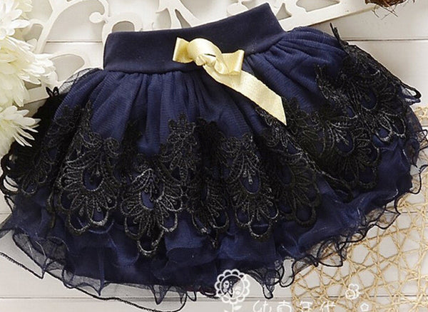 2016 New Toddler Baby Girls Floral Mini Skirt Kid Tutu Party Short Skirt 2-5T