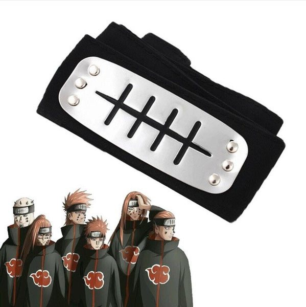 Free Shipping Naruto Forehead Fashionable Guard Headband Cartoon Cosplay Accessories for kits girls naruto headband