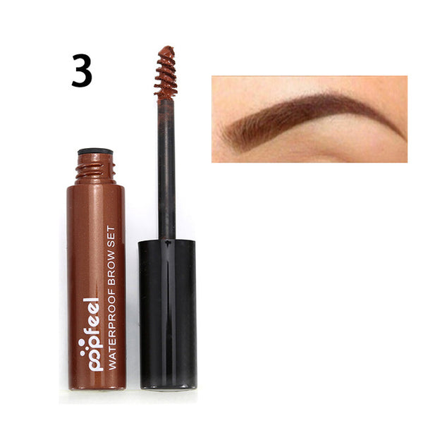 2016 Hot Brand Makeup Eye Brow Gel Coffee Black Brown Paint Eyebrows Gel Waterproof Eyebrow Tint Mascaras Kit Sobrancelha