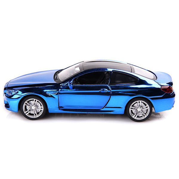 M6 Shining Cover 1:32 Diecast Alloy Metal Car Vehicles Model Christmas Birthday Gift for Children Boy Collection Toy