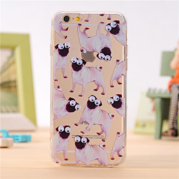 2016 Fashion 3D Eye Phone Capa Para Fundas Cover Case For Apple iPhone 4 4S 5 5S 5SE 6 6S 7 Plus Silicone Soft TPU Sleeve Shell