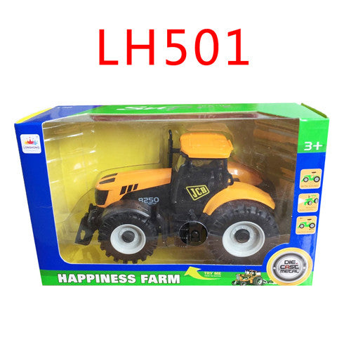 Alloy engineering car tractor toy bulldozer model  farm vehicle belt boy toy car model children's Day gifts