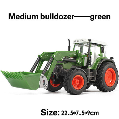 Alloy engineering car tractor toy bulldozer model  farm vehicle belt boy toy car model children's Day gifts
