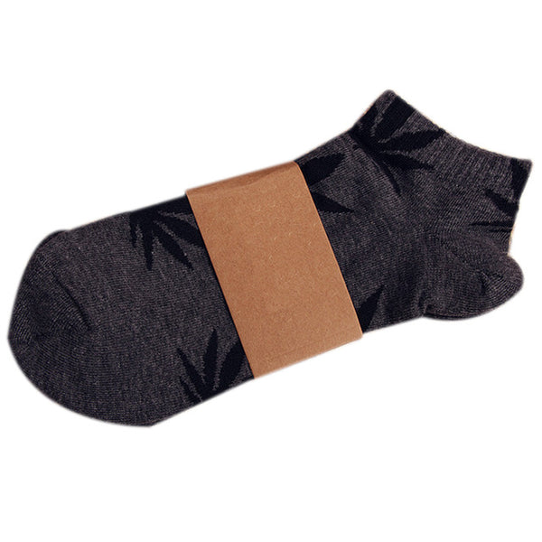 Men's Socks Weed Socks For Men Women Cotton Short Fashion Male 3D Sock