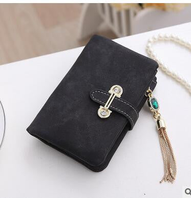 Nubuck Leather Women Wallets Female Fashion Zipper Small Wallet Women Short Coin Purse Holders Retro Wallet and Purses portfolio