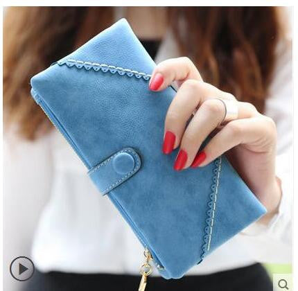 Nubuck Leather Women Wallets Female Fashion Zipper Small Wallet Women Short Coin Purse Holders Retro Wallet and Purses portfolio