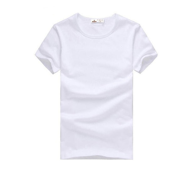 2017 Free Shipping new  Slim dark green blue gray black  white T shirts Slim Fit Short Sleeve men T-shirt  6 size S-XXXL