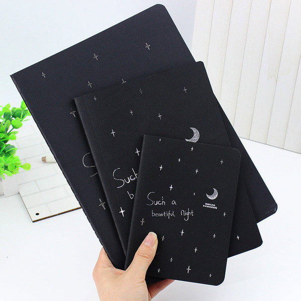 New Sketchbook Diary for Drawing Painting Graffiti Soft Cover Black Paper Sketch Book Notebook Office School Supplies Gift