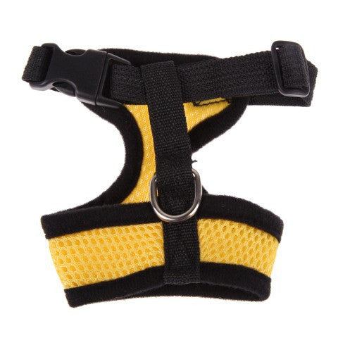 Adjustable Comfort Soft Breathable Dog Harness Pet Vest Rope Dog Chest Strap Leash Set Collar Leads Harness   MTY3