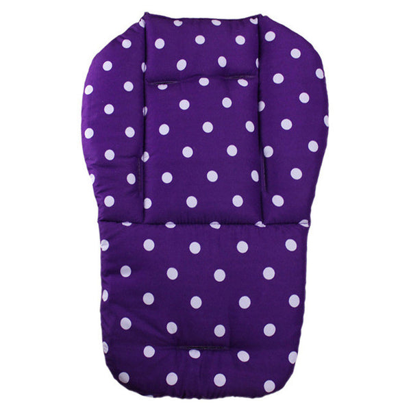 Baby Infant Stroller Seat Pushchair Cushion Cotton Mat with White Dot