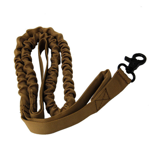 Dog Leash 1000D Nylon Tactical Military Police Dog Training Leash Elastic Pet Collars