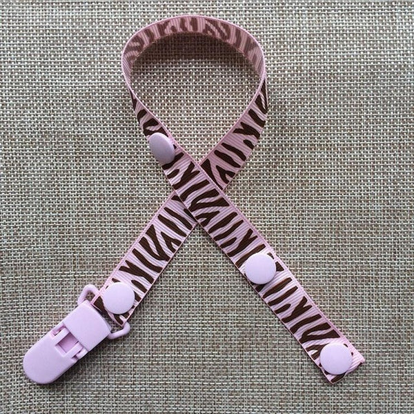 Cartoon Baby Pacifier Clip Fixed Button Holder for Dummy Drop-resistant Chain for Children Stroller Soother Clips for Newborn