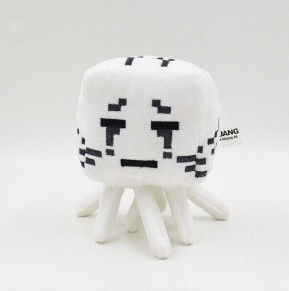 2016 New Minecraft Plush Toys Enderman Ocelot Pig Sheep Bat Mooshroom Squid Spider Wolf Animal soft stuffed dolls kids toy gift