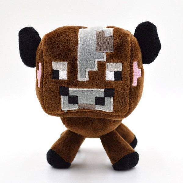 2016 New Minecraft Plush Toys Enderman Ocelot Pig Sheep Bat Mooshroom Squid Spider Wolf Animal soft stuffed dolls kids toy gift