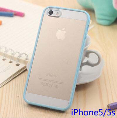 Ultra Thin Fashion Cute Candy Color Cover Bag Phone Cases For Apple Iphone 5 Case For iPhone5 5S Moblie Phone Protection Shell
