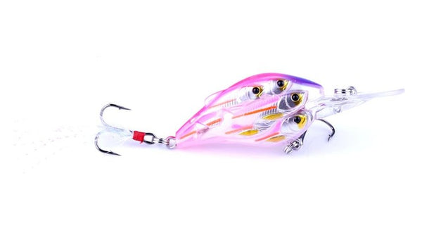 HENGJIA 1pc Diving Depth Crankbait Fishing Lures Swimbait Isca Artificial Bait floating Fishing Wobblers 7.5cm 9g pesca peche