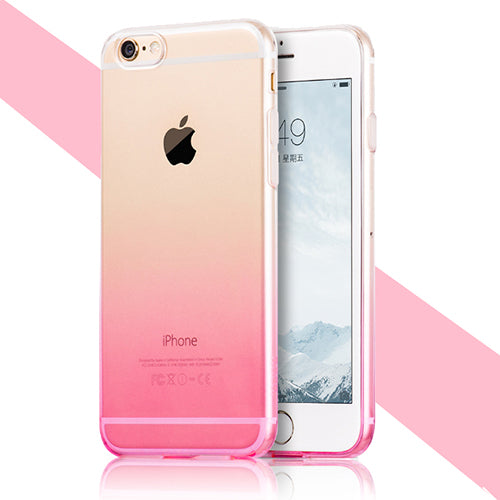 Top Quality Gradient Case for iPhone 6 6s 4.7' / 6 Plus 6s Plus 5.5' 7 TPU Case Soft Dual Silicon Cover Fundas for iPhone 6s