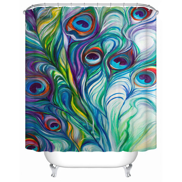 Chinese style Shower Curtains Bathroom Curtain Quality Practical Household Items Waterproof Shower Curtain Y-017