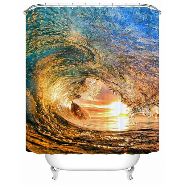 Chinese style Shower Curtains Bathroom Curtain Quality Practical Household Items Waterproof Shower Curtain Y-017